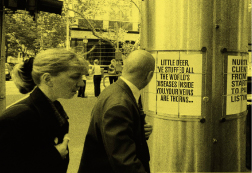 manlitfest2 Man Looking at Poster
